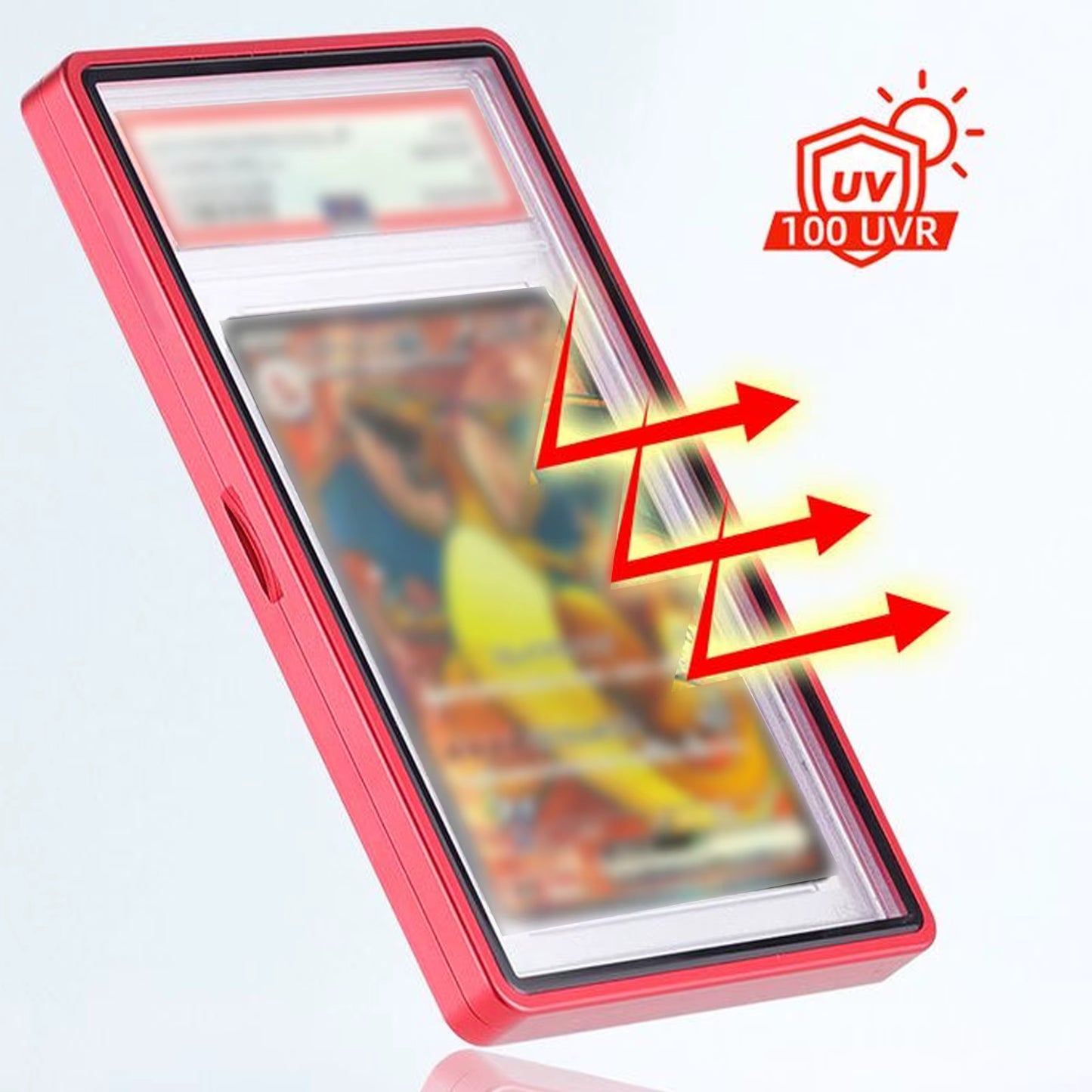 Aluminum PSA Card Case – Magnetic UV Protection Display for Graded Cards (PSA/CGC/BGS Slab Holder)