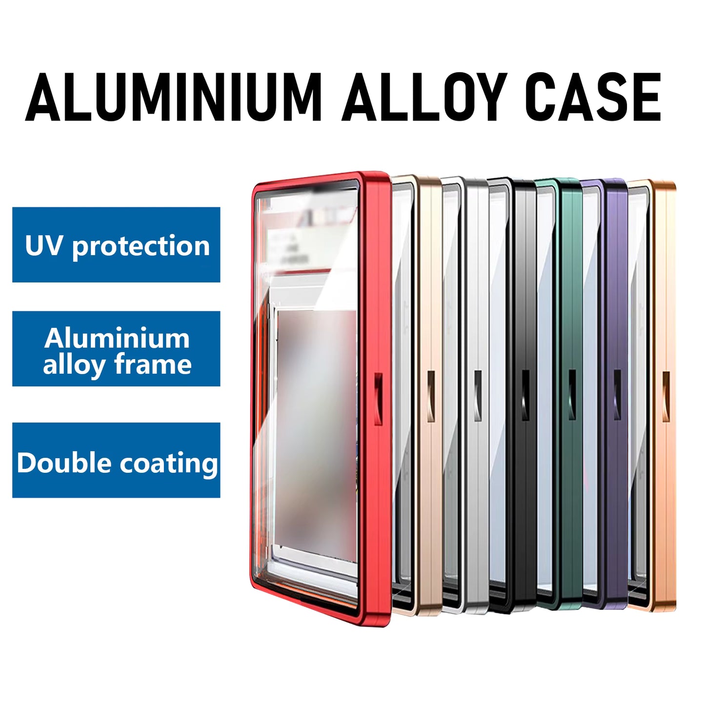 Aluminum PSA Card Case – Magnetic UV Protection Display for Graded Cards (PSA/CGC/BGS Slab Holder)